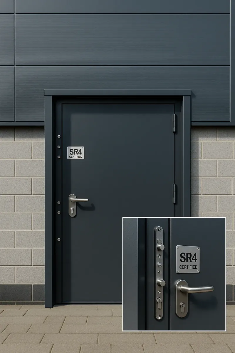 security rated steel doors - professional steel doors available in Bedford from UK manufacturers